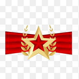 红丝徽章绸飘舞素材