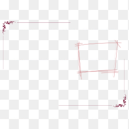 紫色简约边框素材