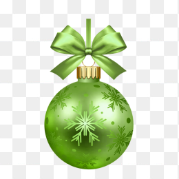 绿色圣诞球