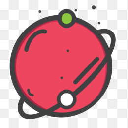 扁平化星球风格图像图案