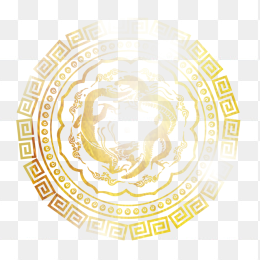 金色中国风底纹素材