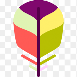 扁平化创意羽毛免抠