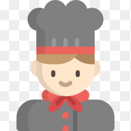 扁平化厨师人物图标