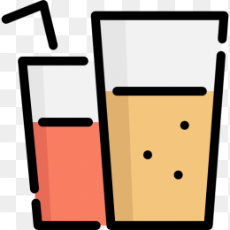 扁平化餐厅食物图标免抠图像