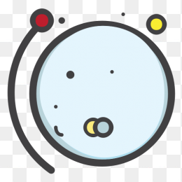 星球免抠扁平化素材图形