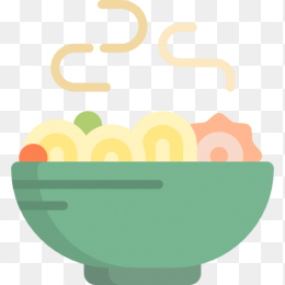 扁平化食物图标免抠碗