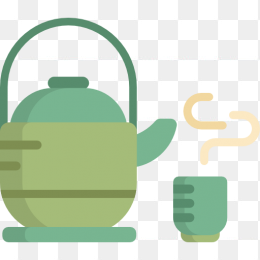 喝茶用品免抠图标素材