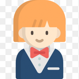 服务员免抠图标素材