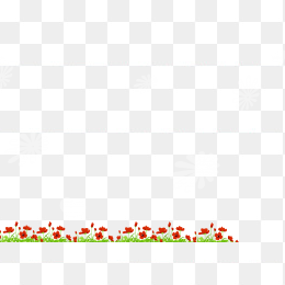 红色花朵装饰