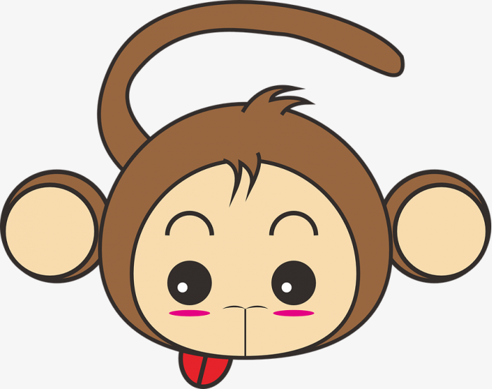 卡通猴子头像