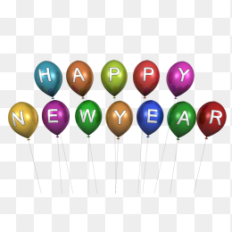 HAPPY BIRTHDAY 气球素材