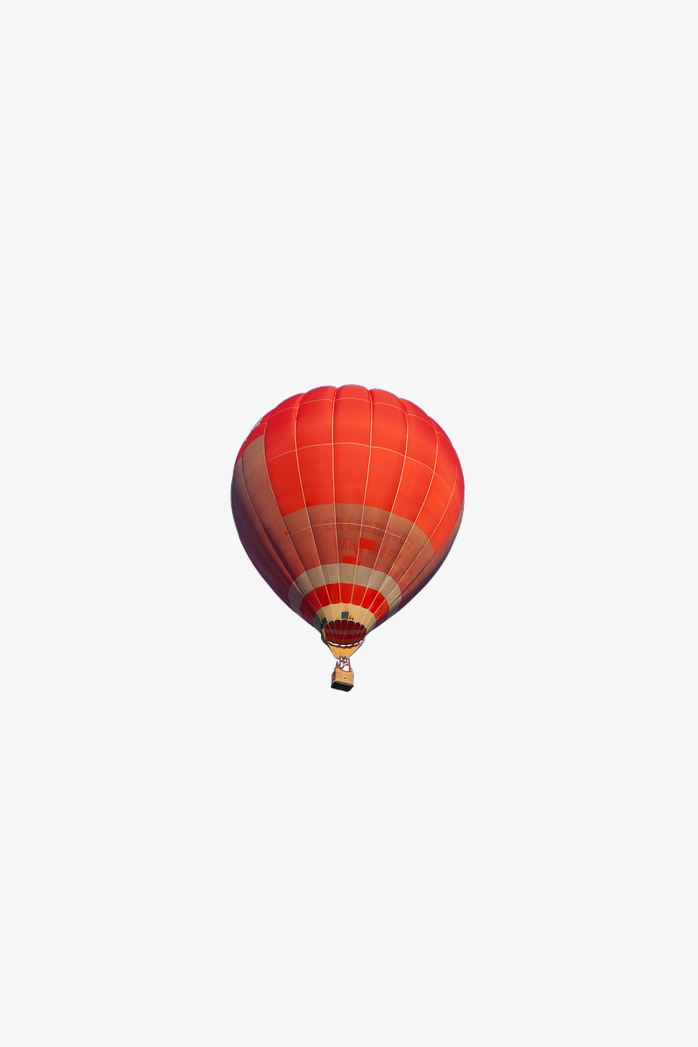 红色热气球