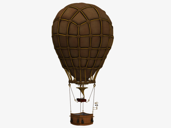 棕色热气球