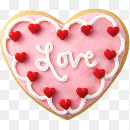 心形浪漫粉色蛋糕