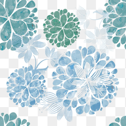 绿色花纹底纹平铺背景