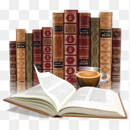 书籍咖啡看书
