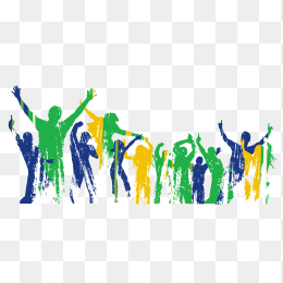 泼墨炫酷人物剪影