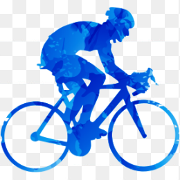 骑车人物剪影