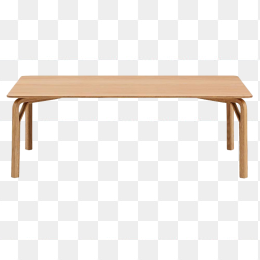 棕色长桌子