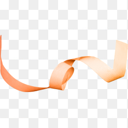 橙色飘带