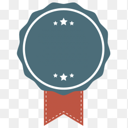 扁平化勋章图标