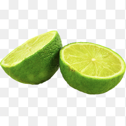切开的青柠檬