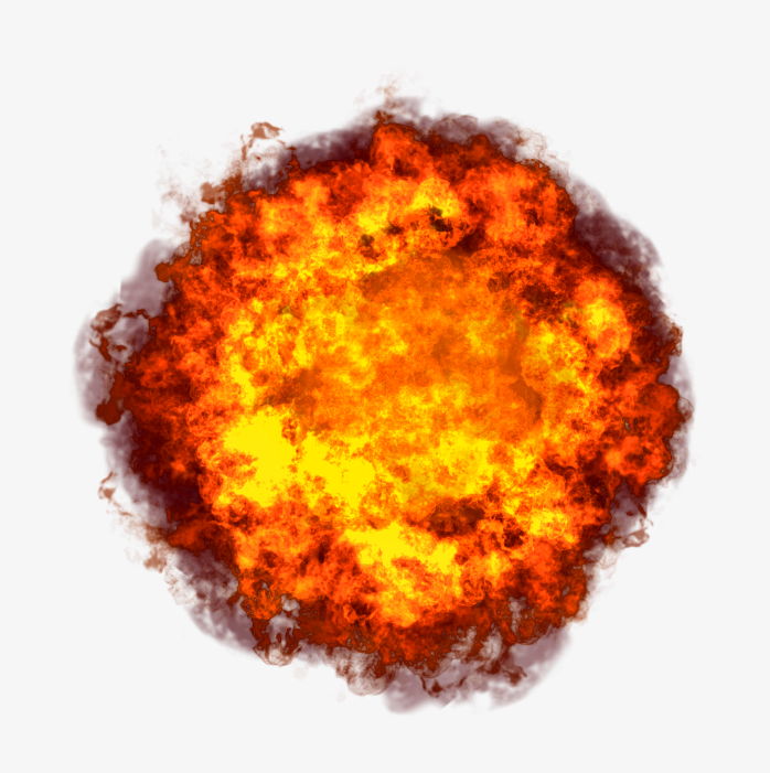 火焰爆炸效果元素