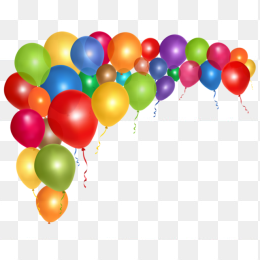 一堆气球