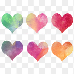 彩色梦幻心形合集