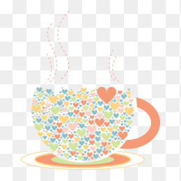 创意爱心图案杯子