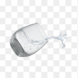 水杯洒出水