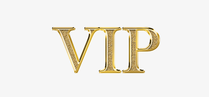 金色vip立体字