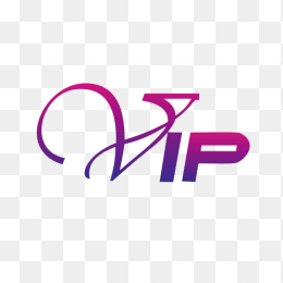 紫色vip创意字体