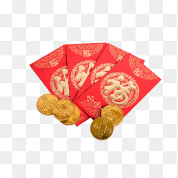 新年快乐免抠素材红包