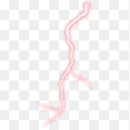 红色闪电效果元素