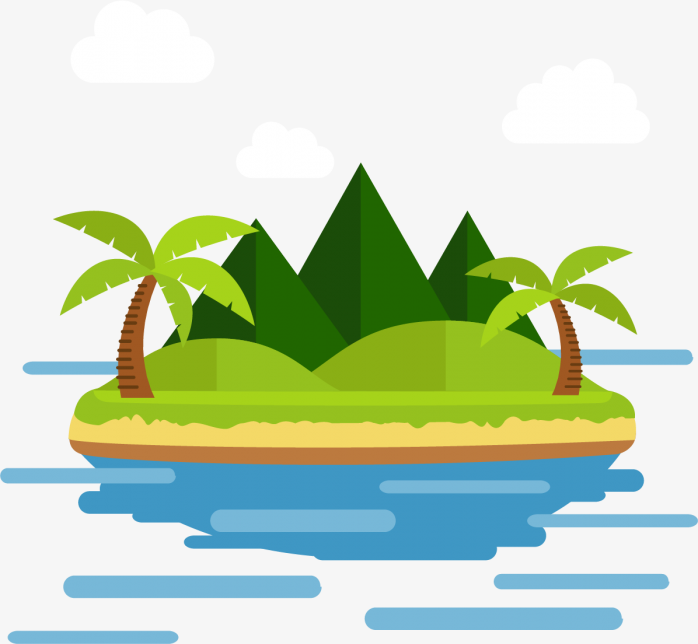 卡通海岛