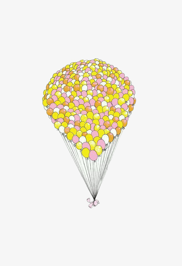 卡通气球束