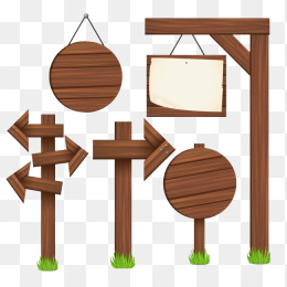 矢量木牌