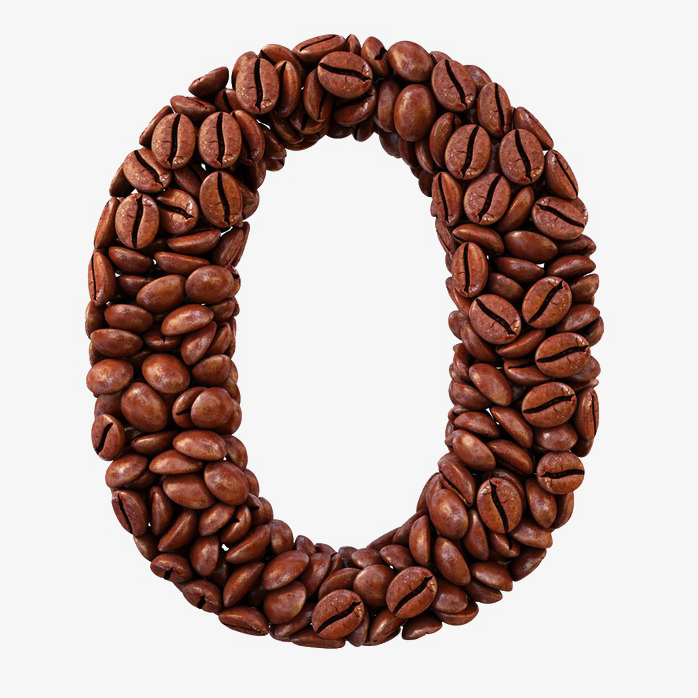 咖啡豆数字0