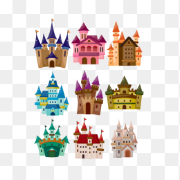 各种卡通城堡合集