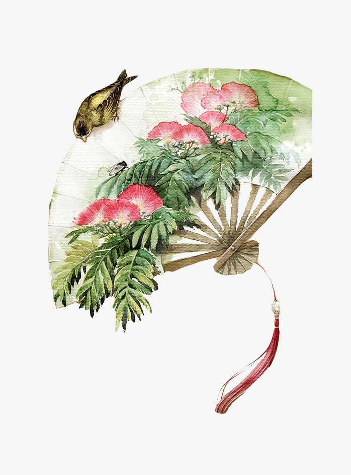复古纸扇
