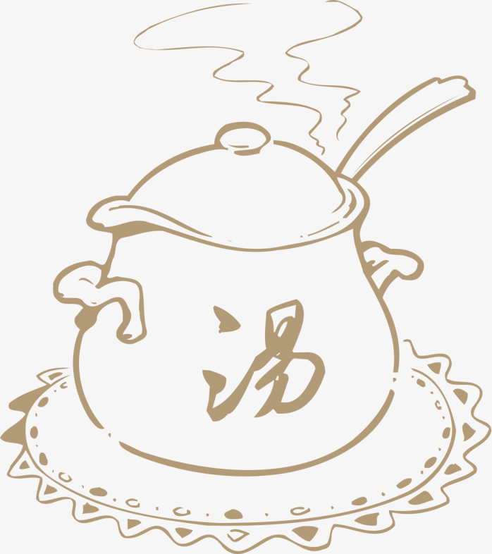 手绘汤煲简笔画