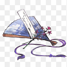 复古风扇子