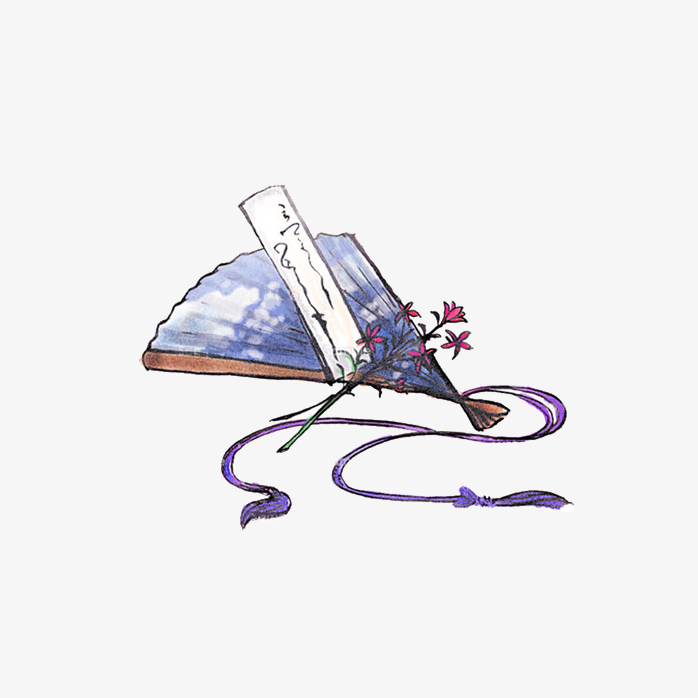 复古风扇子