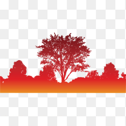 树剪影