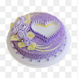 紫色蛋糕产品实物