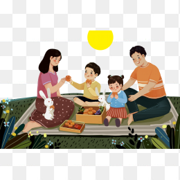 卡通一家人