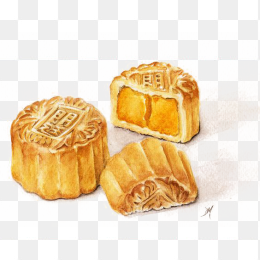 手绘月饼