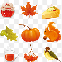 卡通秋天素材合集