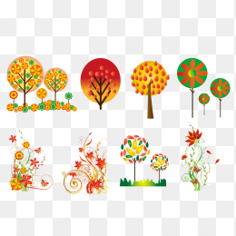 秋季树木